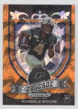 2021 Panini Prizm Draft Picks Crusade Orange Ice Prizm Rondale Moore #171 et0