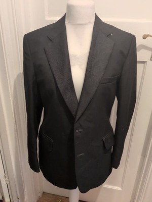 Quest Anzugjacke 36 Zoll schwarz gemustert