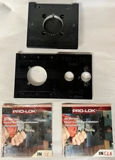 Locksmith Pro-Lok IN Series Door Lock Installation Template Set IN-75 & IN-10
