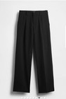 NWT Gap Women's 365 Low Rise Pleated Wide Leg Black  Trousers Sz 0 — photo 5