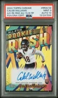 Graded 2024 Topps Chrome Caleb Williams /75 Yellow REF Rookie Card PSA 10 Auto