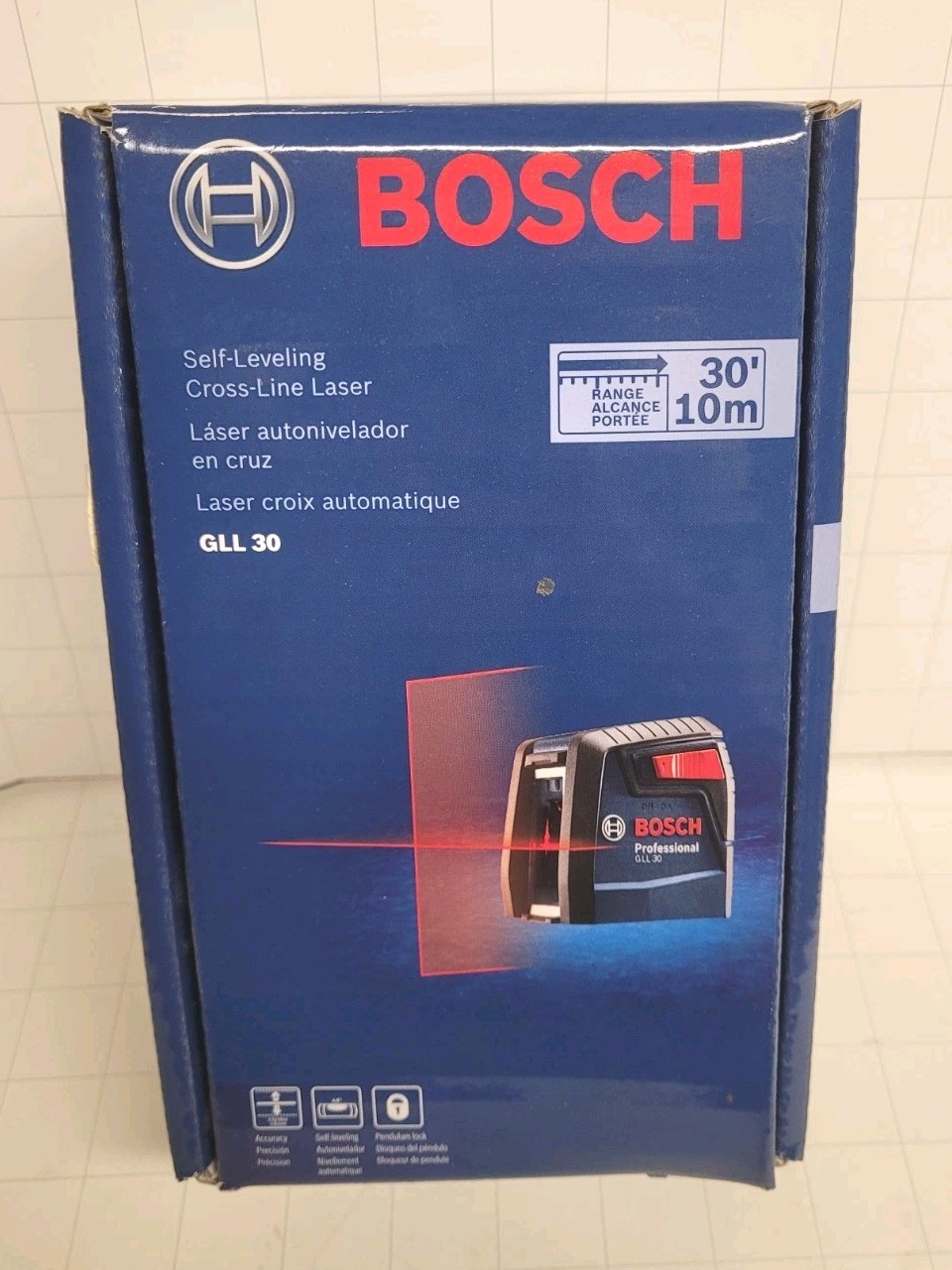 Bosch GLL 30 Self-Leveling Cross-Line Laser