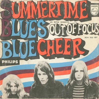 Blue Cheer Summertime Blues Vinyl Single 7inch NEAR MINT Philips