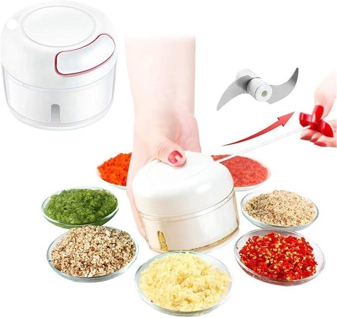 Manual Chopper Speedy Food Spin  CAPSULE CUTTER 
