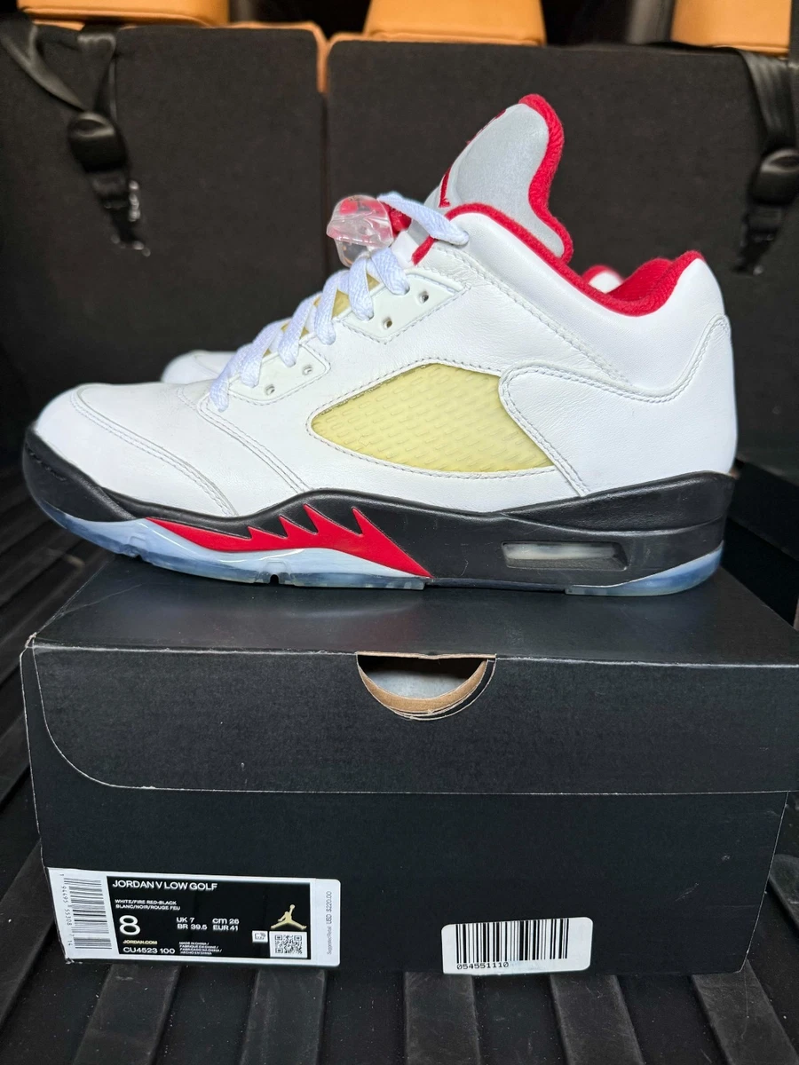 Preços baixos em Jordan 5 Golf Low Fire Red | eBay