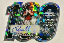 2026 Leaf Baseball Nation CADEN SORRELL Next 100 Diecut Autograph Auto 24/25