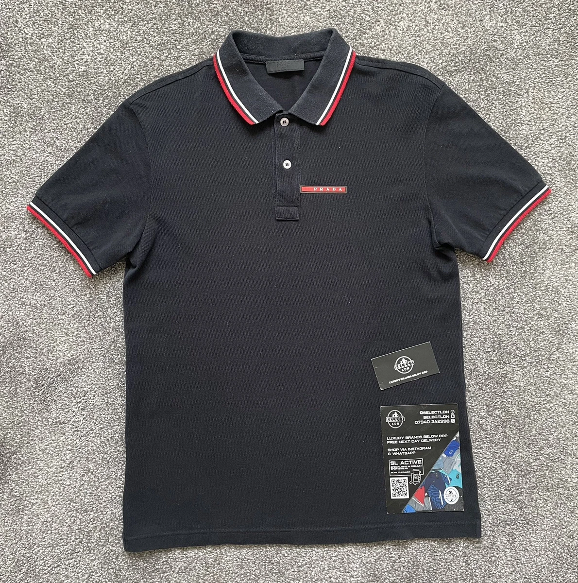 PRADA Collared Polos for Men for sale | eBay UK