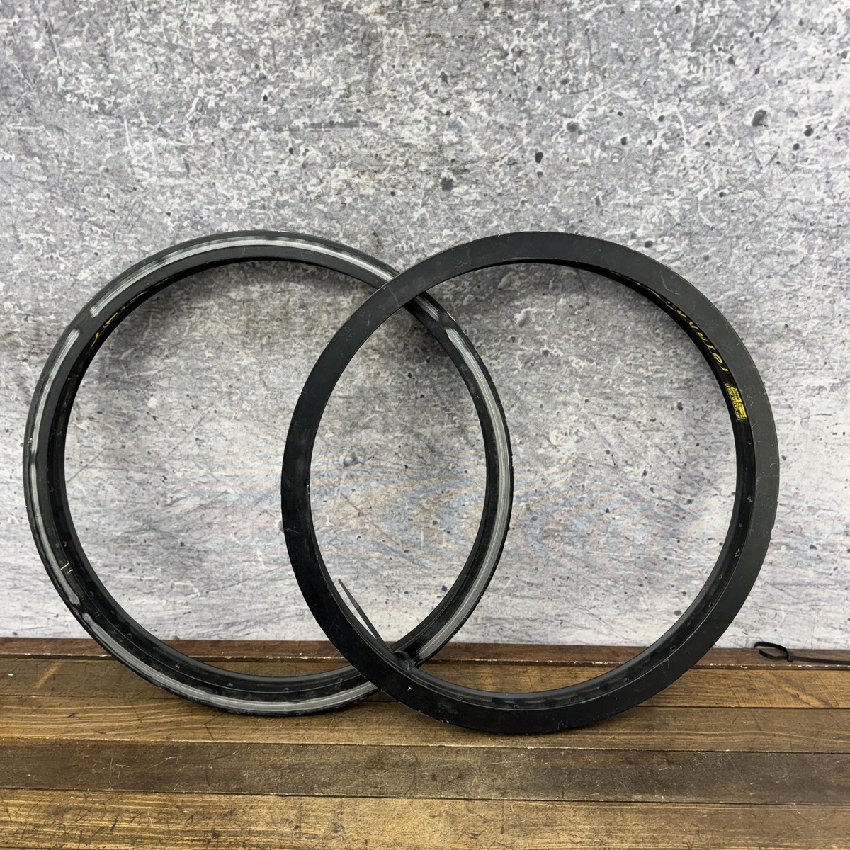 Odyssey Hazard 20in BMX Rims 48H Black Clincher Alloy Pair 2 High