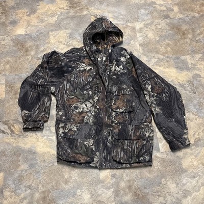 Mossy Oak Break-up /Shadow grass reversible Whitewater Rain Jacket  Size L