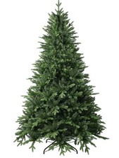 6 ft christmas tree with 1413 PE PVC Mixed Branch Tips Unlit Hinged Premium Tree