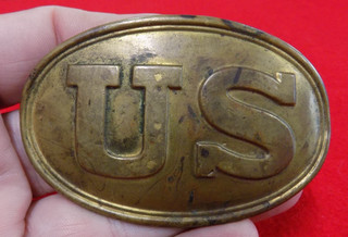 ORIGINAL CIVIL WAR NON DUG UNION ARMY US BELT PLATE