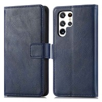 imoshion LuxuriöSe KlapphüLle Samsung Galaxy S22 Ultra - Dunkelblau