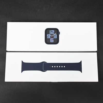 Apple Watch SE 2nd Gen [44mm] Smartwatch w/ M/L Sport Band - Midnight - Open Box
