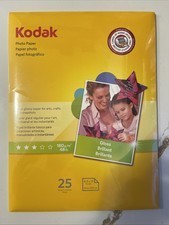 KODAK Photo Paper 8.5" x 11", 25 Sheets Gloss New/Sealed