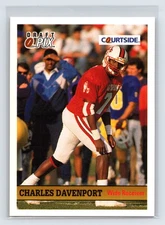 1992 Courtside Draft Pix #35 Charles Davenport - RC Steelers - NC State Wolfpack