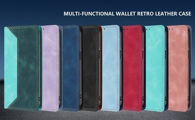 For Xiaomi 17 14 Redmi 13 15 A5 15C 14C POCO Splice Leather Wallet Phone Case