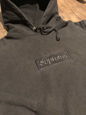 SUPREME 14FW Tonal Box Logo Pullover Hoodie BLACK L | eBay SUPREME 14FW Tonal Box Logo Pullover Hoodie BLACK L | eBay