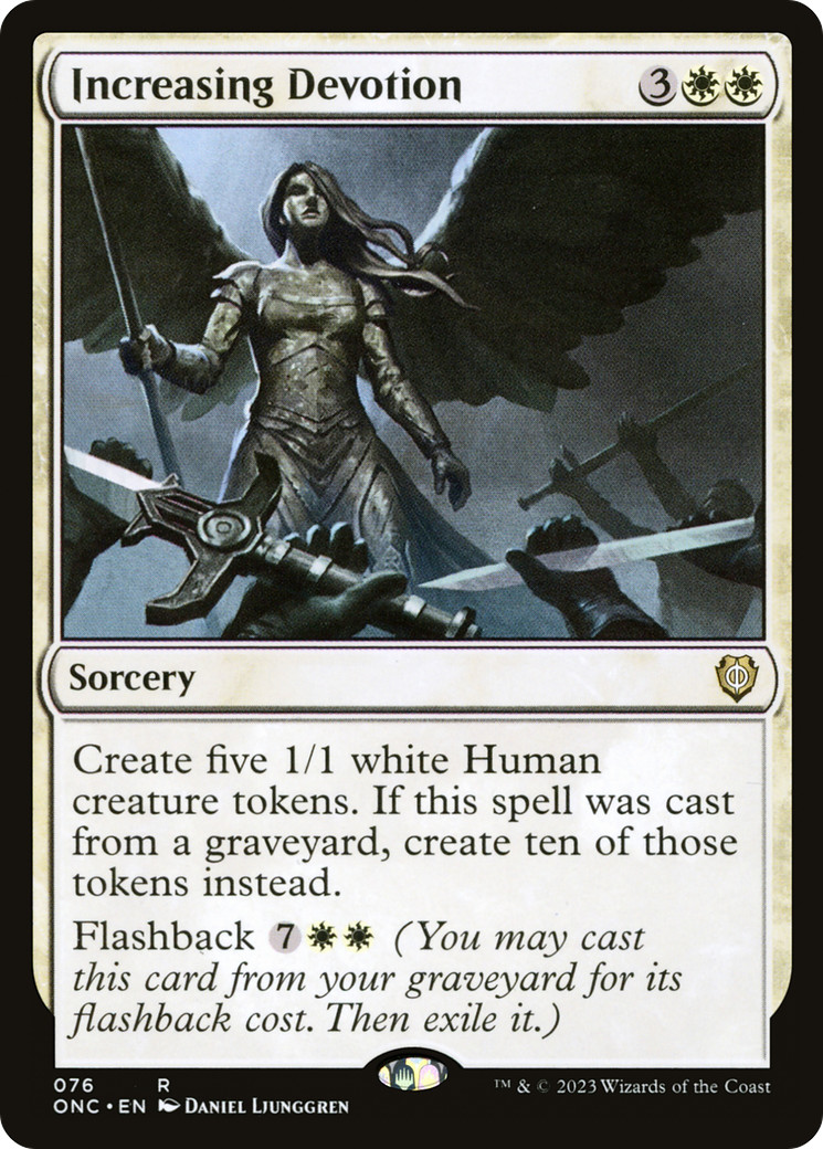 Increasing Devotion [Phyrexia: All Will Be One Commander] Magic MTG
