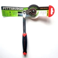 3/8" Drive Indexable Head Ratchet With 360° Swivel Head