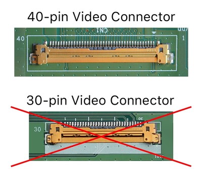 15.6" FHD LCD Screen LP156WFD(SP)(L1) - 1920x1080 40-Pin OnCell Touch Replacement