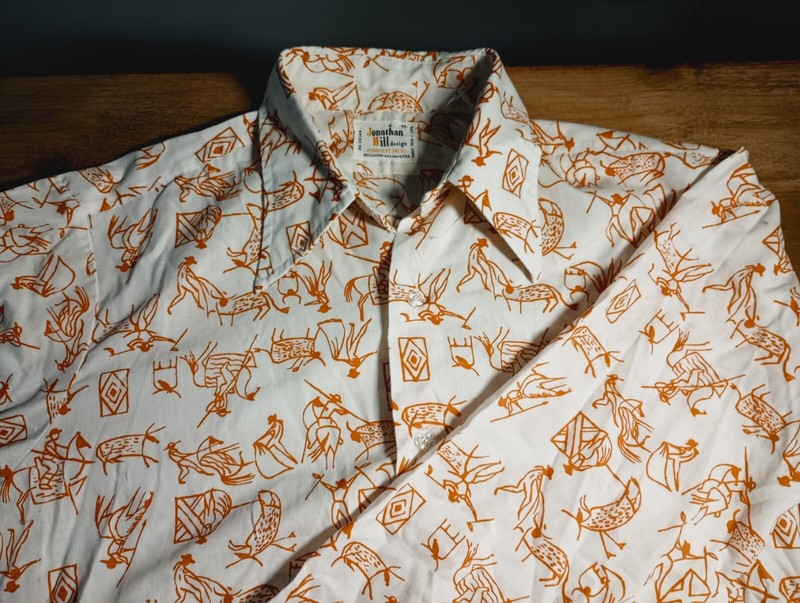 Jonathan Hill, Button Down, Long Sleeves, Collard shirt,  Medium Men's Bulls