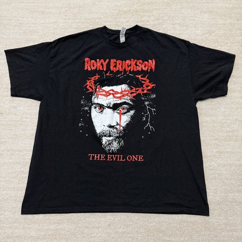 Roky Erickson The Evil One T-shirt Horror Rock Band Tee Men's 2XL ...