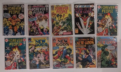 10 DC Comics Forever People And New Gods Comic Book A Lot 5 6 Etc