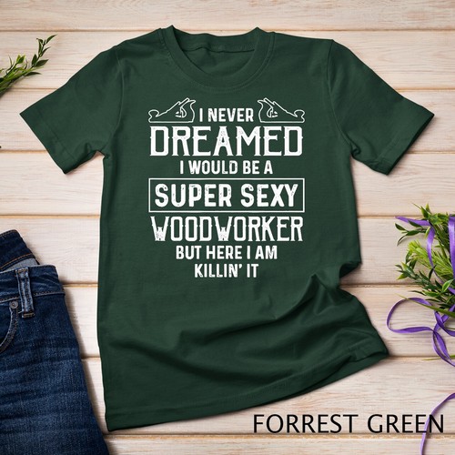 Funny Mens Womens Woodworking T-Shirt Woodworker Gift Unisex T-shirt - Picture 3 of 16