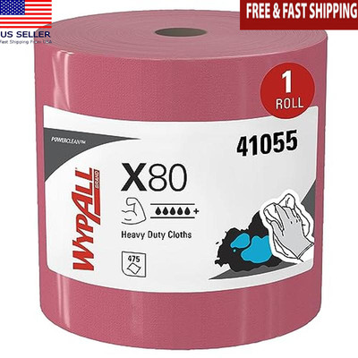 Heavy Duty Absorbent Cleaning Cloths Jumbo Roll 475 Sheets Durable Wipes New