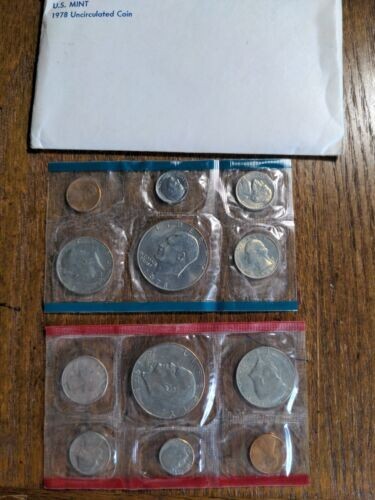 1978 US Mint Uncirculated Set 12 Coin Complete Philadelphia & Denver Sets - Picture 1 of 1