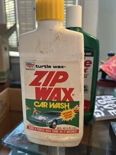Turtle Wax ZIP WAX Vintage 1983 Auto Car Wash Shines as it Washes