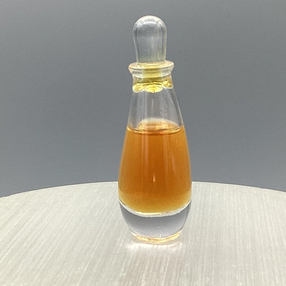 De Colección Halston Pure Perfume Miniatura 1/8oz Parcial Elsa Peretti Botella Viaje Foto 3 de 4