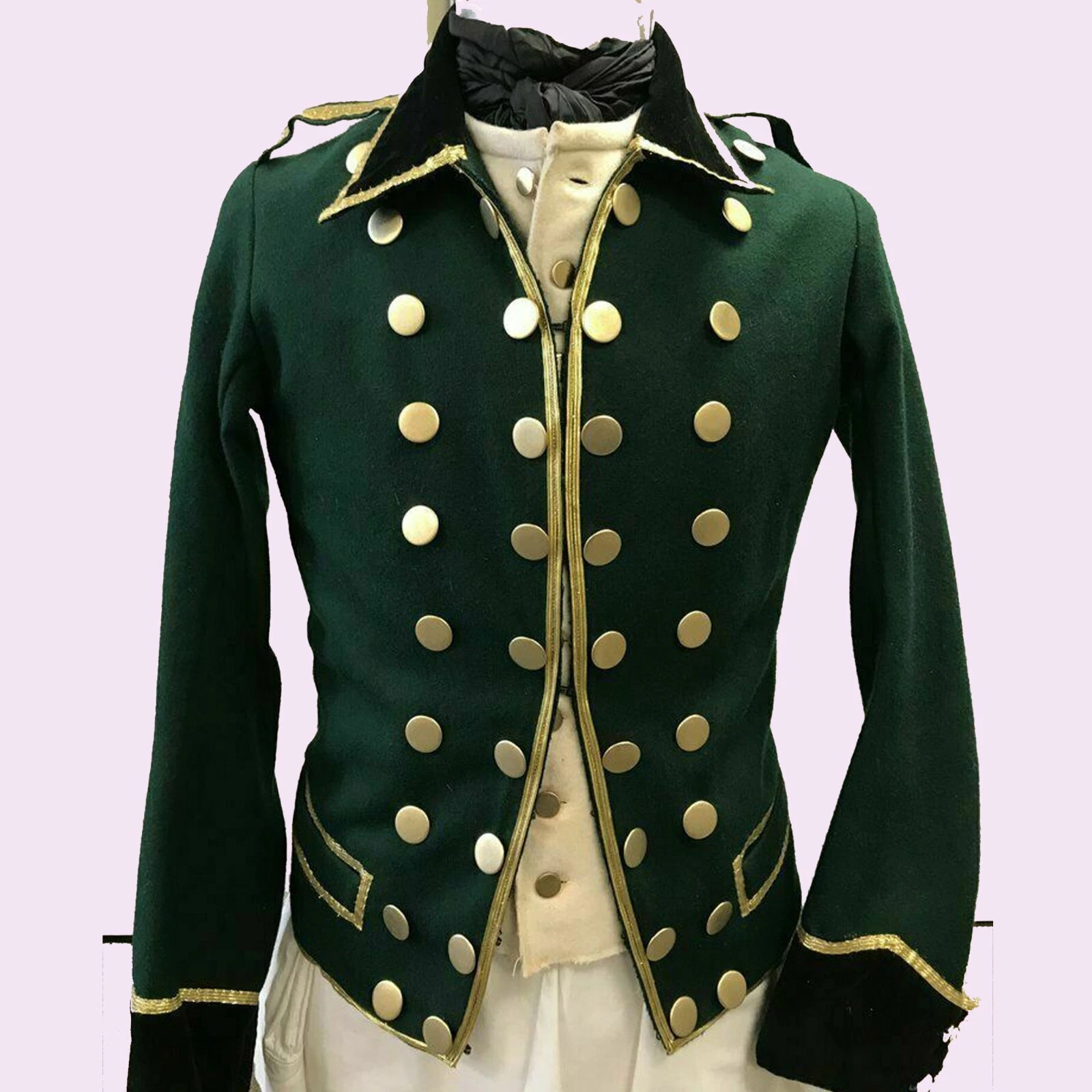 New Men's Green Dragoon British Legion Jacket, Only Outer Coat For Sale
