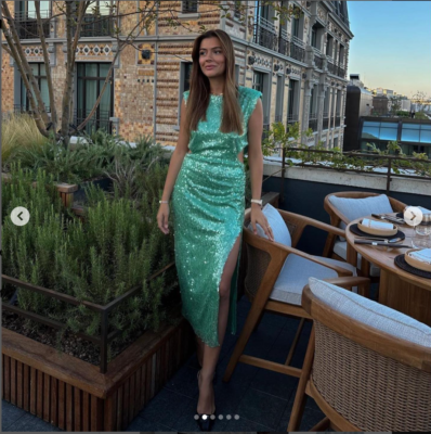 sea green dress zara Zara - Bandeau Knit Dress With Beads - Green - L