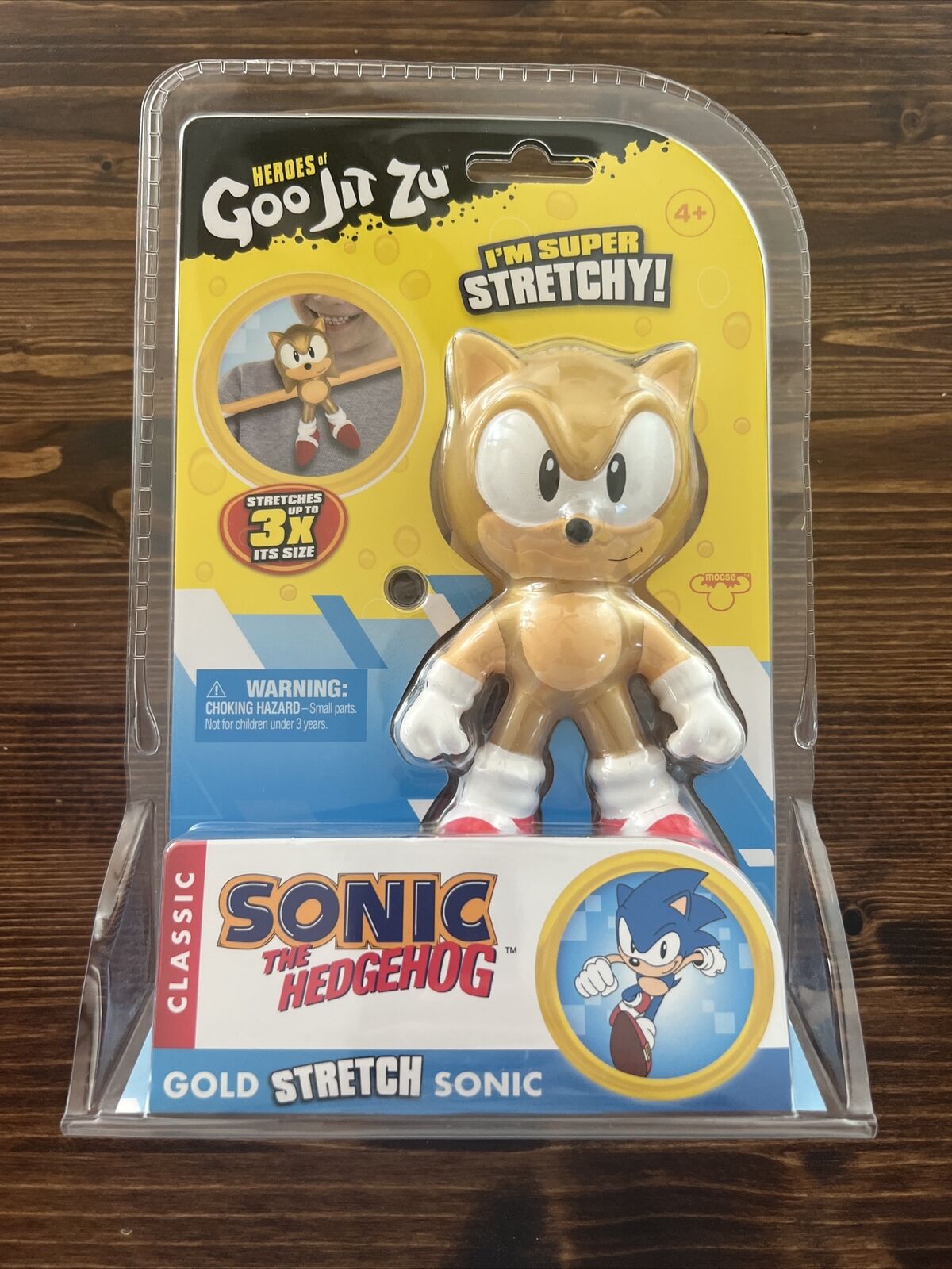 Action Figures Boneco Sonic The Hedgehog Gold Classic Heroes Of