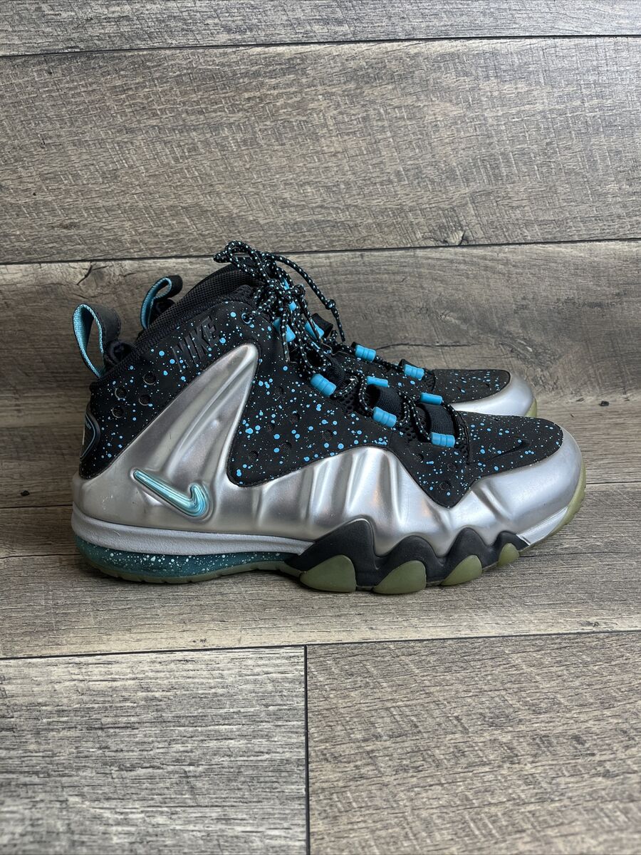 Nike Barkley Posite Max Metallic Silver Gamma Blue Shoes Nike Barkley Posite Max Metallic Silver Gamma Blue Shoes