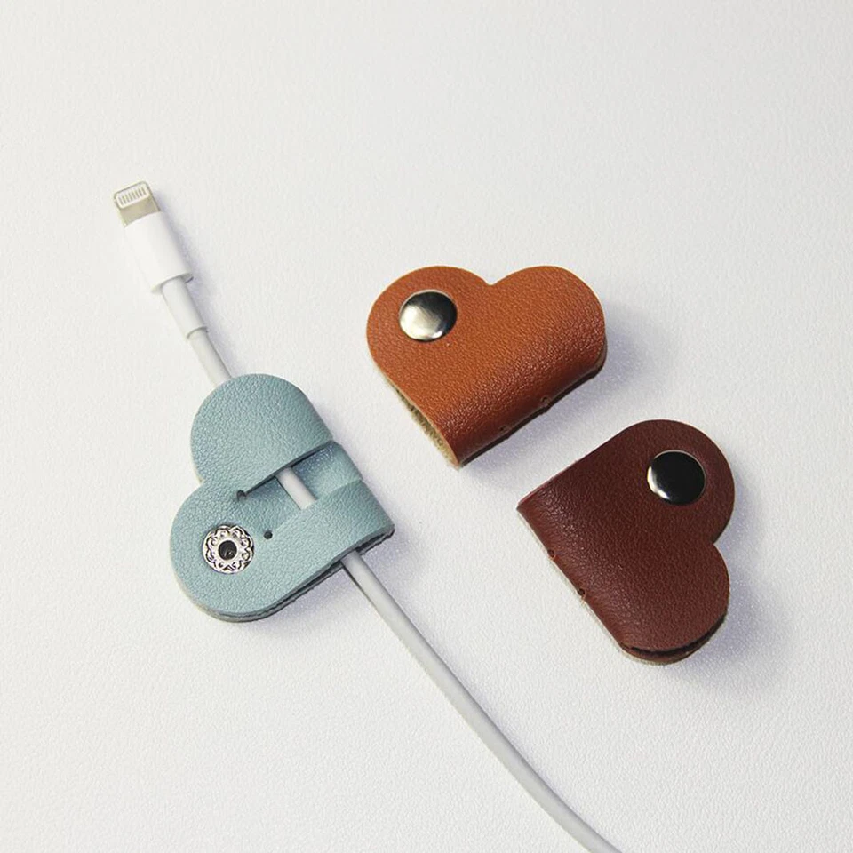 5X Data Cable Storage Clip Charger Cable Winder Cable Protector Cable Management - Image 4 of 4