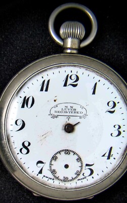 N.N. (Schweizer) Herren Hand Taschenuhr (Vintage) --Ersatzteile/Reparaturen