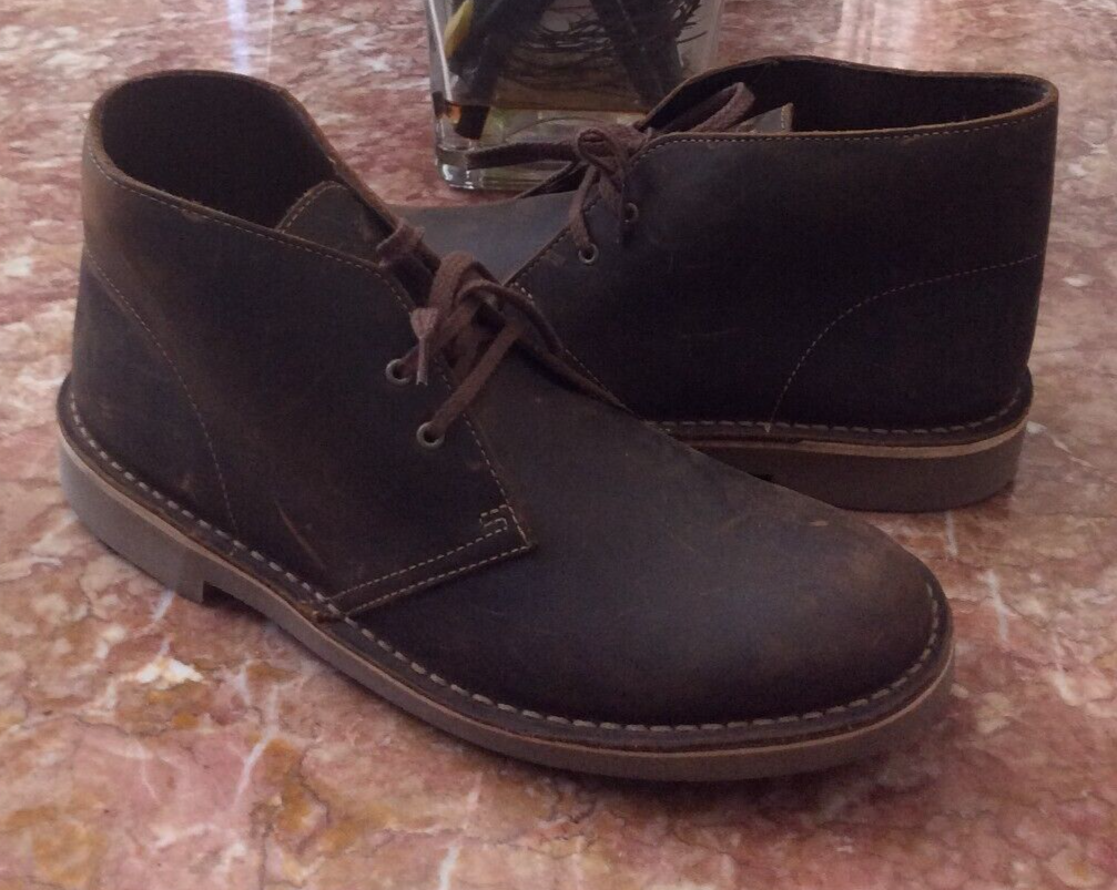 Clarks Bushacre 3 Black Leather Chukka Leather Boots NEW IN BOX Clarks Bushacre 3 MEN main image 4