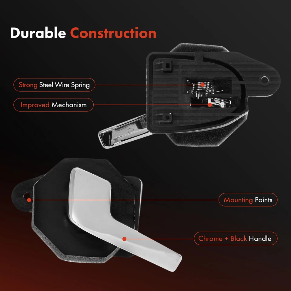 Manija de puerta interior para Ford Taurus 2004-2007 Mercury Sable lado del conductor trasero Foto 4 de 4