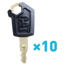 (10) Keys For CAT Caterpillar Heavy Equipment Ignition Key 5P8500 Key