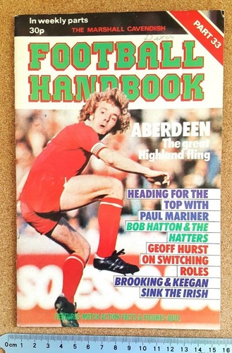 Marshall Cavendish Football Handbook 1978 Single Issues - Various Multi Choice - Picture 102 of 176