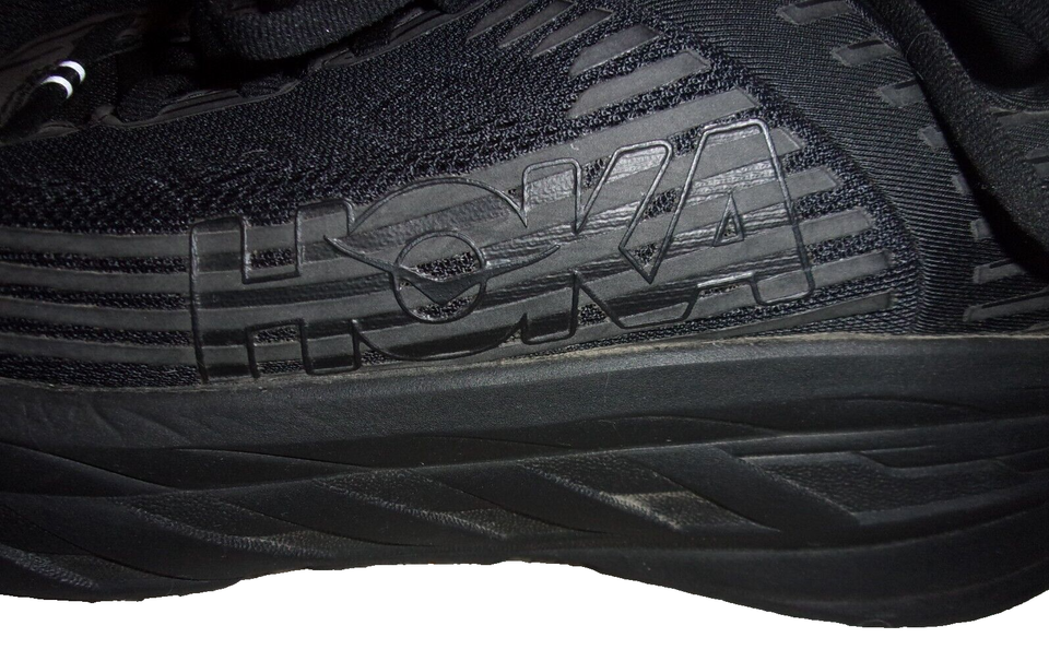 MENS BLACK HOKA ONE BONDI 6 ATHLETIC RUNNING SHOES SNEAKERS 10.5 2E eBay