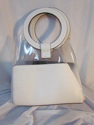 vince camuto clear tote