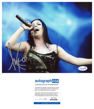 Amy Lee ‘Evanescence’ Band Lead Singer Signed 8x10 Photo ‘Bring Me To Life’ ACOA