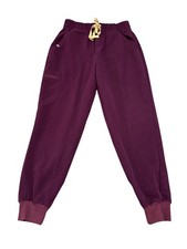 Figs Jogger Scrub Pants Womens M Purple Technical High Waist Zamora W20SW2028P