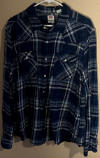 Levi's Men's Western Classic Fit Long Sleeve Button-Down Shirt Size XL