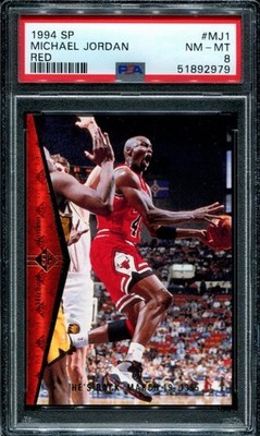 1994-95 Upper Deck SP Red Variety Michael Jordan #MJ1-HE S BACK MARCH 19, 1995 