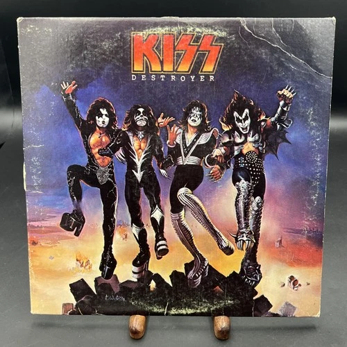 Kiss : Destroyer First Press LP Casablanca NBLP 7025 1976-VG+/G+ to VG
