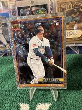Cole Young 2026 Topps Series 1 Silver Crackle RC Seattle Mariners
